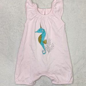 Baby Noomie Seahorse Bubble Romper